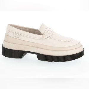 Sperry highland white platform loafer slip on shoe